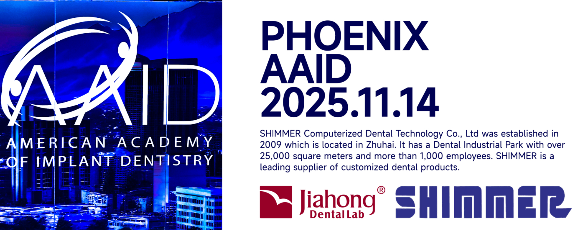 Shimmer Shines at AAID 2025 Phoenix, Strengthening Footprint in North American Implant Dentistry